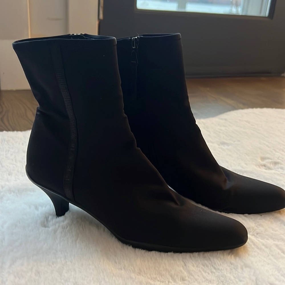 Prada bootie, black material size 37.5